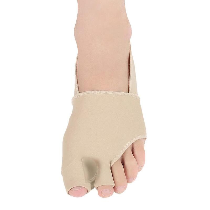 Calcetines correctores de juanete de nailon elástico, Protector de Hallux Valgus, separador de dedos, suministros ortopédicos, herramienta para el cuidado de los pies, 2 uds.