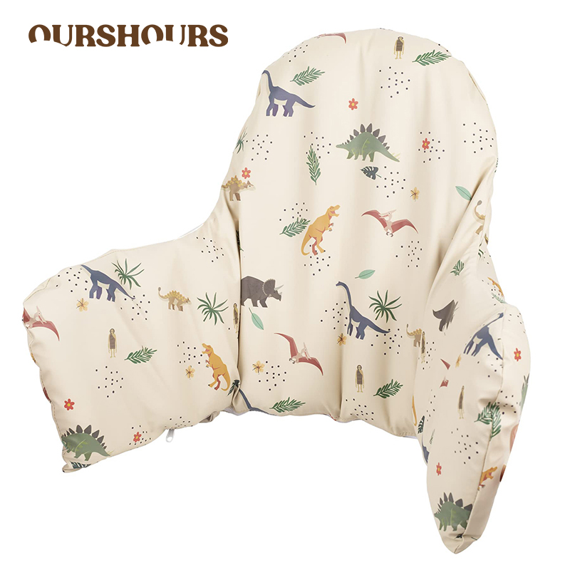 Kussenhoes voor kinderstoel Ingebouwd opblaasbaar kussen schoon te maken Kinderstoelaccessoires voor babysitten Comfortabeler