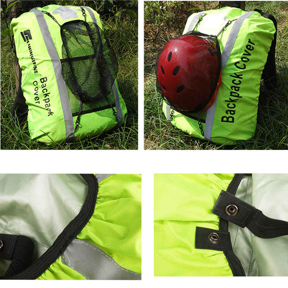 Waterdichte Reflecterende Rugzak Regenhoes Bike Fietsen Camping Wandelen Rugzak Dust Proof Cover