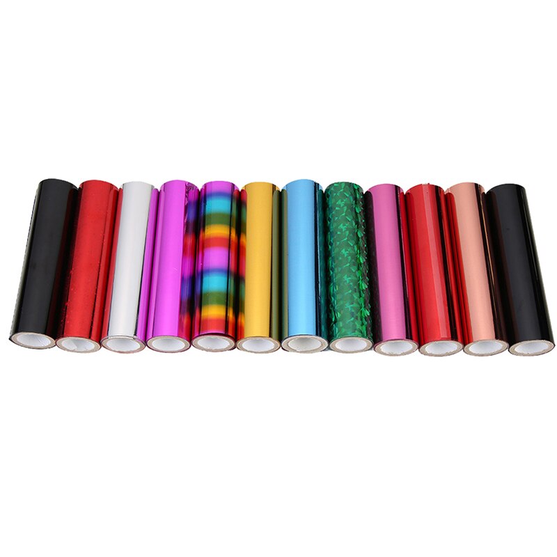 5mx15cm Stamping Foil Multicolor Holographic Transfer Film Iron On Printing