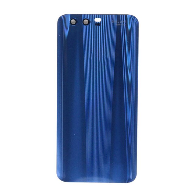 Boîtier étui pour huawei Honor 9 couvercle de batterie en verre arrière panneau de porte arrière pour Honor9 Lite Honor 9 remplacement de couvercle en verre arrière: Honor 9 Blue
