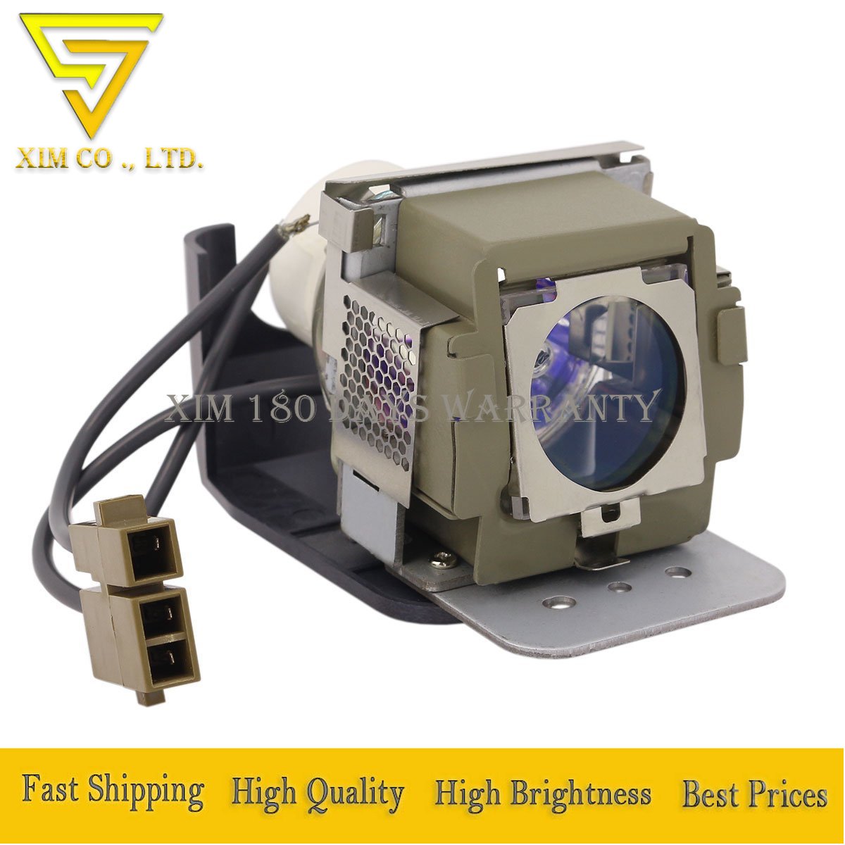 5J.01201.001/5J01201001 Projector Replacement Lamp with Housing Work for BenQ MP510 GLH115 Projectors