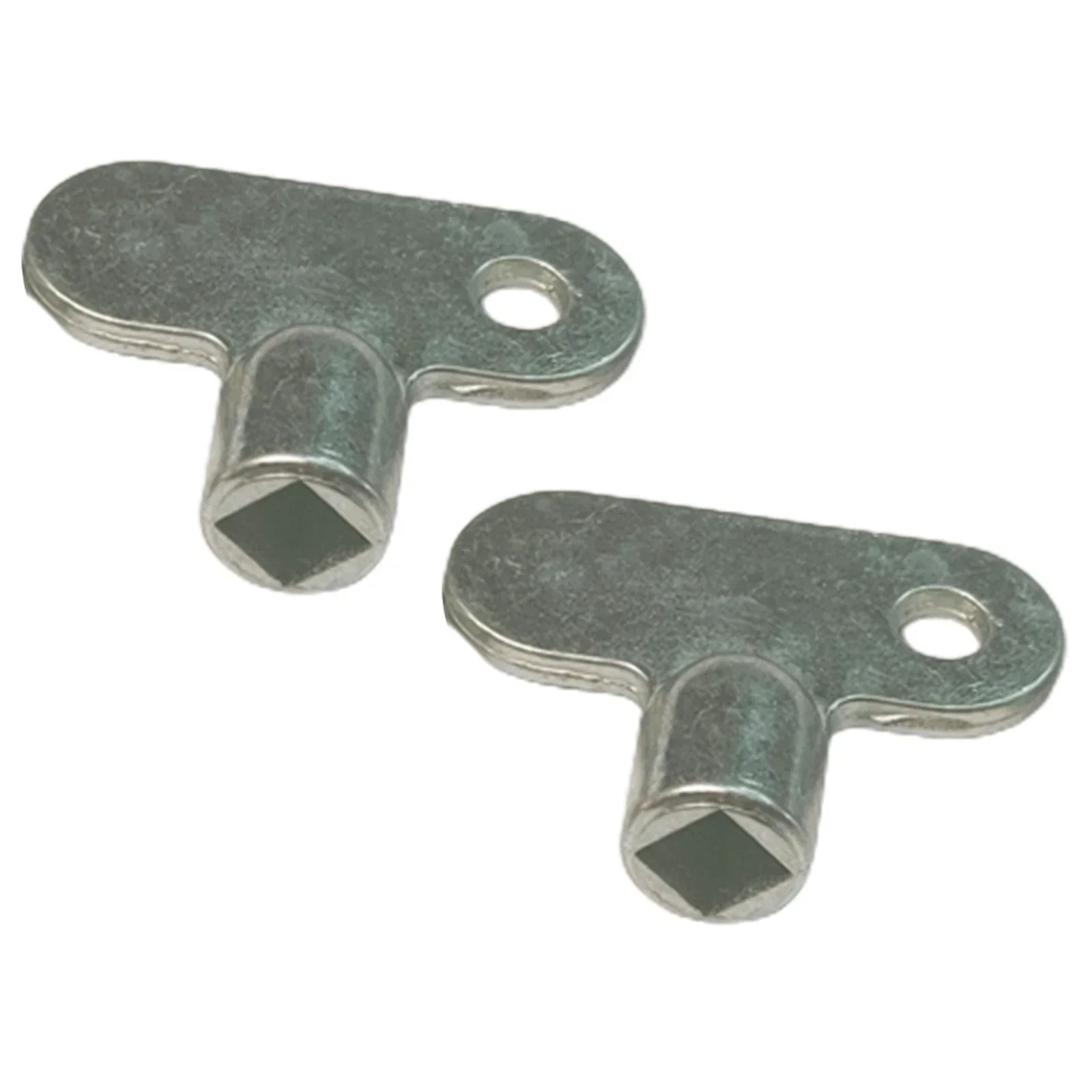 2PCS Kühler Auslass Ventil Schlüssel Zink-legierung Platz 5 × 5mm Kühlung Pneumatische Ventil Schlüssel Air Vent zentrale Heizung Schlüssel: Black