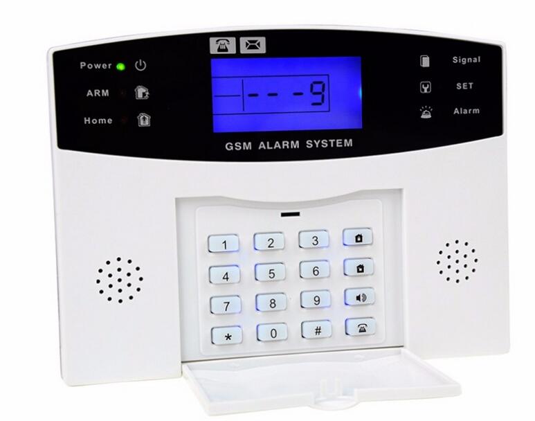 AG Security English Russian Spanish French Voice Smart Home Security GSM Alarm System LCD Display Wired Siren Kit SIM SMS Alert
