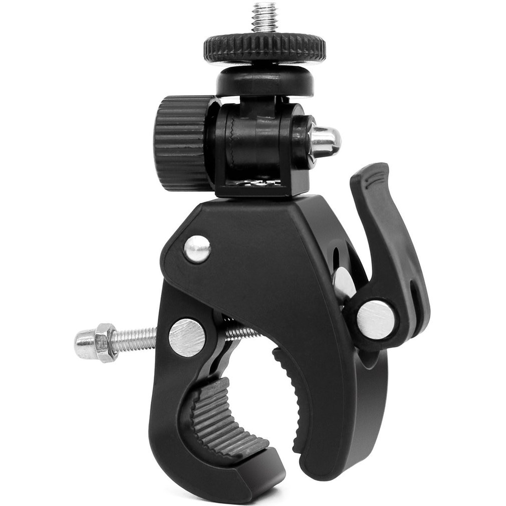 Camera Super Clamp Quick Release Pipe Bar Clamp Bike Clamp Tripod Head for Light Camera Monitor Camcorder Accessories