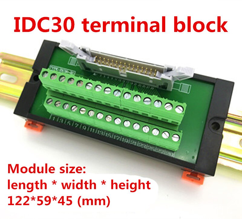 IDC30 ZC relay terminal PLC transfer terminal wiring board transfer board horns relay terminal station acquisition card