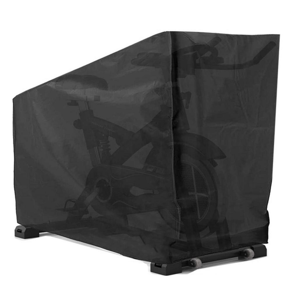 210D Oxford Cloth Exercise Bike Cover For Peloton Stationary Bike Upright Indoor Cycling Rain Protective Cover 123x58x142cm