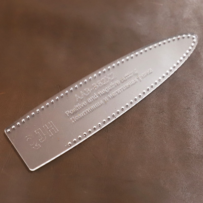 Tee itse tehdyt persoonalliset kynäsarjat kynäkotelo akryylimalli käsintehty nahkainen askartelulaukkumalli 4cm*15.5cm