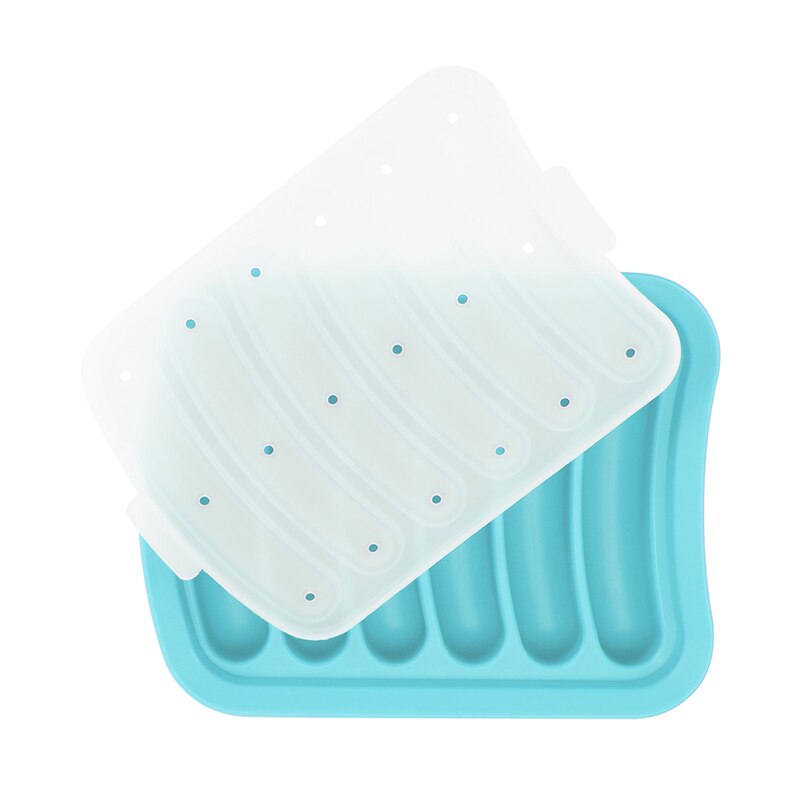 Silikon Wurst Mold 6 Hohlraum Heißer Hund Schinken Fleisch Maker Kuchen Teig Finger Keks DIY Mould Küche Backen Gebäck Werkzeuge