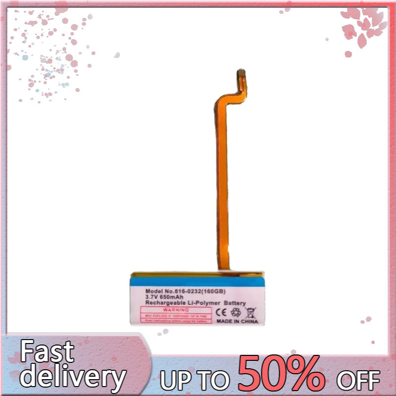 Battery For IPOD Nano 1 1st 2 2G 2nd 3 3rd 3th 4 4th 5 5G 5th 7th 6 6th 7 8GB 4GB 16GB 80GB 120GB 160GB 4GB 2GB 1GB MB903LL/A