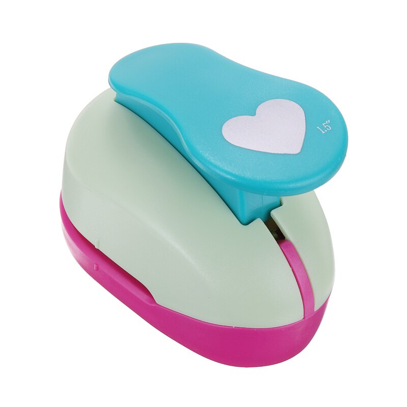 1.5" 3.8cm Mini Heart Shaped Paper Punch Scrapbooking Punches Craft Punch Hole Paper Cutting DIY Card Handmade