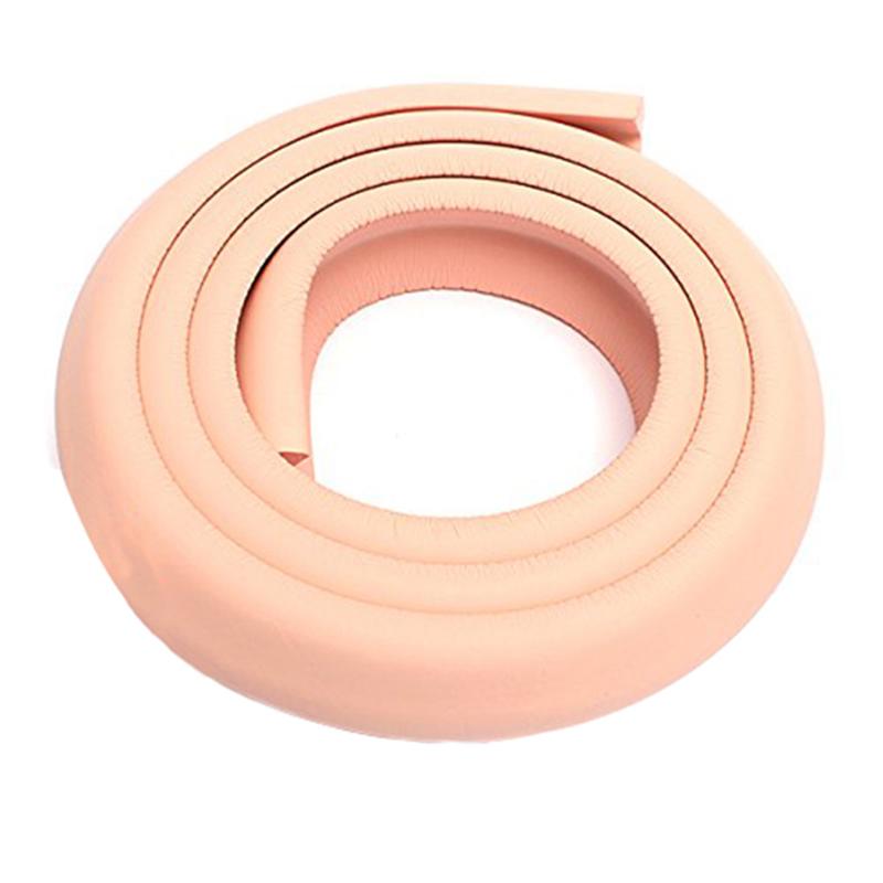 2M Baby Veiligheid Tafelrand Corner Protector Guard Kussen Anti-collision Bumper Strip (Roze)
