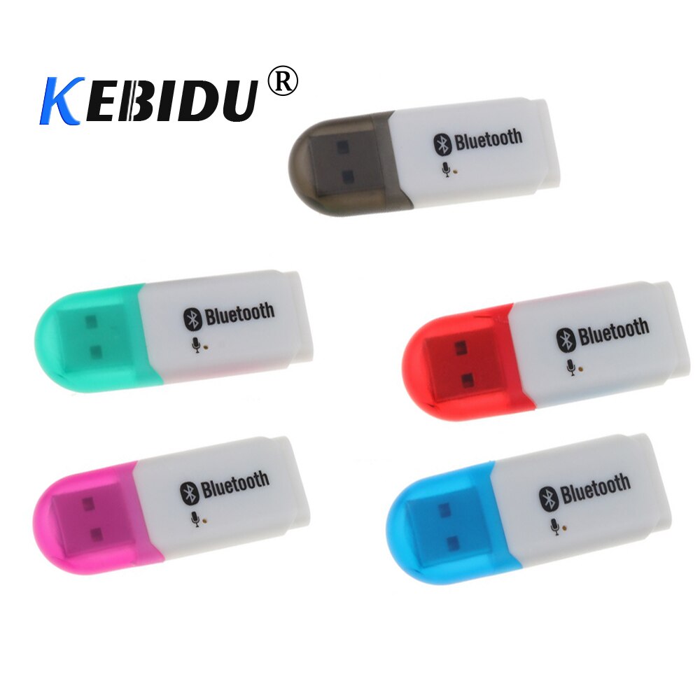 KEBIDU USB Bluetooth 5.0 Adapter Mini Bluetooth Muziek Ontvanger A2DP AVRCP Adapter handsfree Car kit voor PC Computer