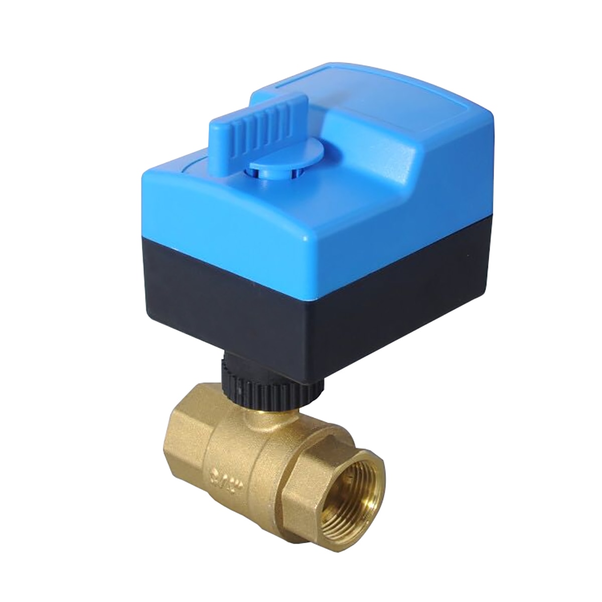 AC220V AC24V 2 way brass valve motorized ball valve electric ball valve electric Actuator with Automatic and manual DN15 - DN25