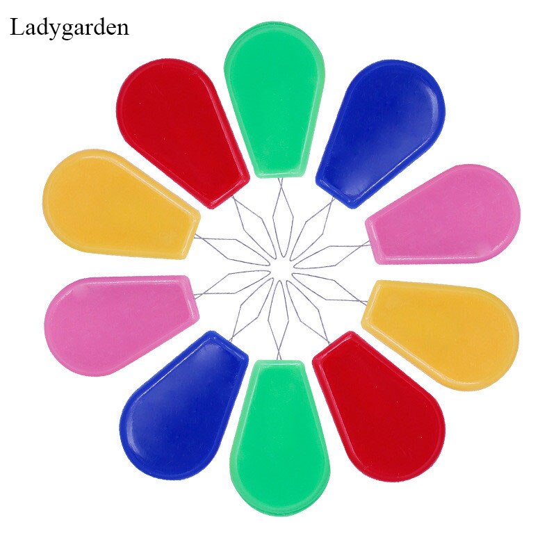 100PCS 4.5CM Needle Threader Stitch Insertion Tool for Leathercraft Needle Inserter Threader Sew Easy Automatic Needle Threader