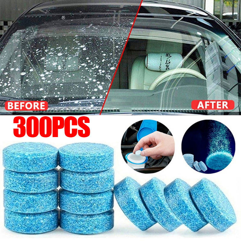 Auto-Windschutzscheibenreiniger, Brausetablette, universelles Fensterglas-Waschflüssigkeit, konzentriertes, solides einstellen, Flecken entfernen, klare Sicht