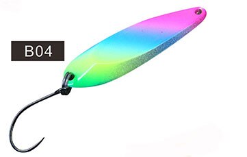 1 st fiskedragssked öring 2.5g metalljiggar spinnerbait wobblersked: B04