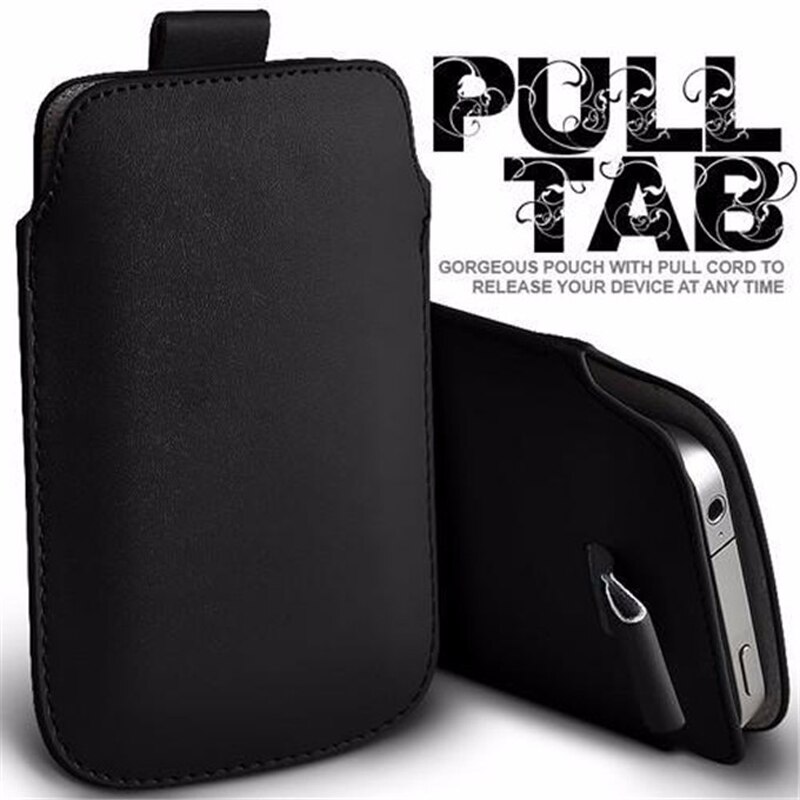 Voor Iphone 4 4S 4G Case Universal Pull Tab Pu Leather Sleeve Pouch Tassen Telefoon Gevallen Voor IPhone4 fundas Tas Voor IPhone4S Coque