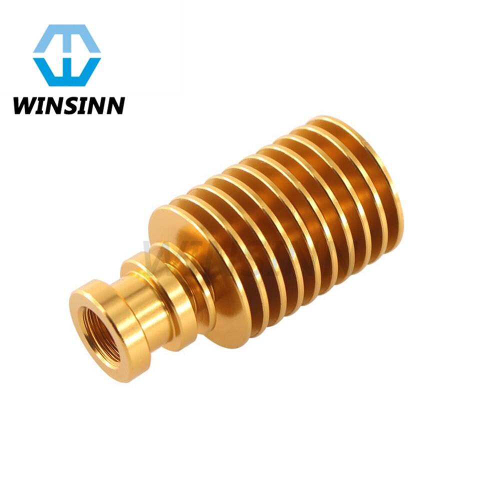 V5 koellichamen lang kort koellichaam aluminium radiator  m6 goud zilver voor 3d printer afstandsbediening bowden j-head  v5 extruder hotend