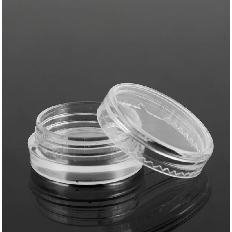 10/20/30/50 Stuks Lege Plastic Fles Sieraden Kraal Hervulbare Flessen Kleine Ronde Cosmetische Container Opslag potten Draagbare Doos