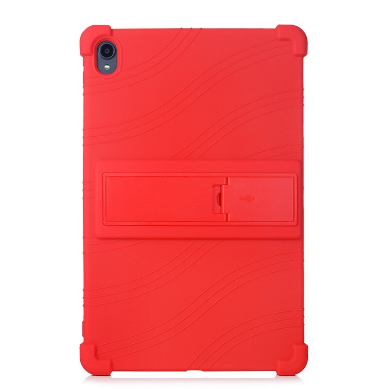 Wytrzymały wodoodporny silikonowy futerał ochronny robić telefonu Nokia T20 10.4-calowy pokrowiec ochronny na tablet odporny na upadek: Czerwony