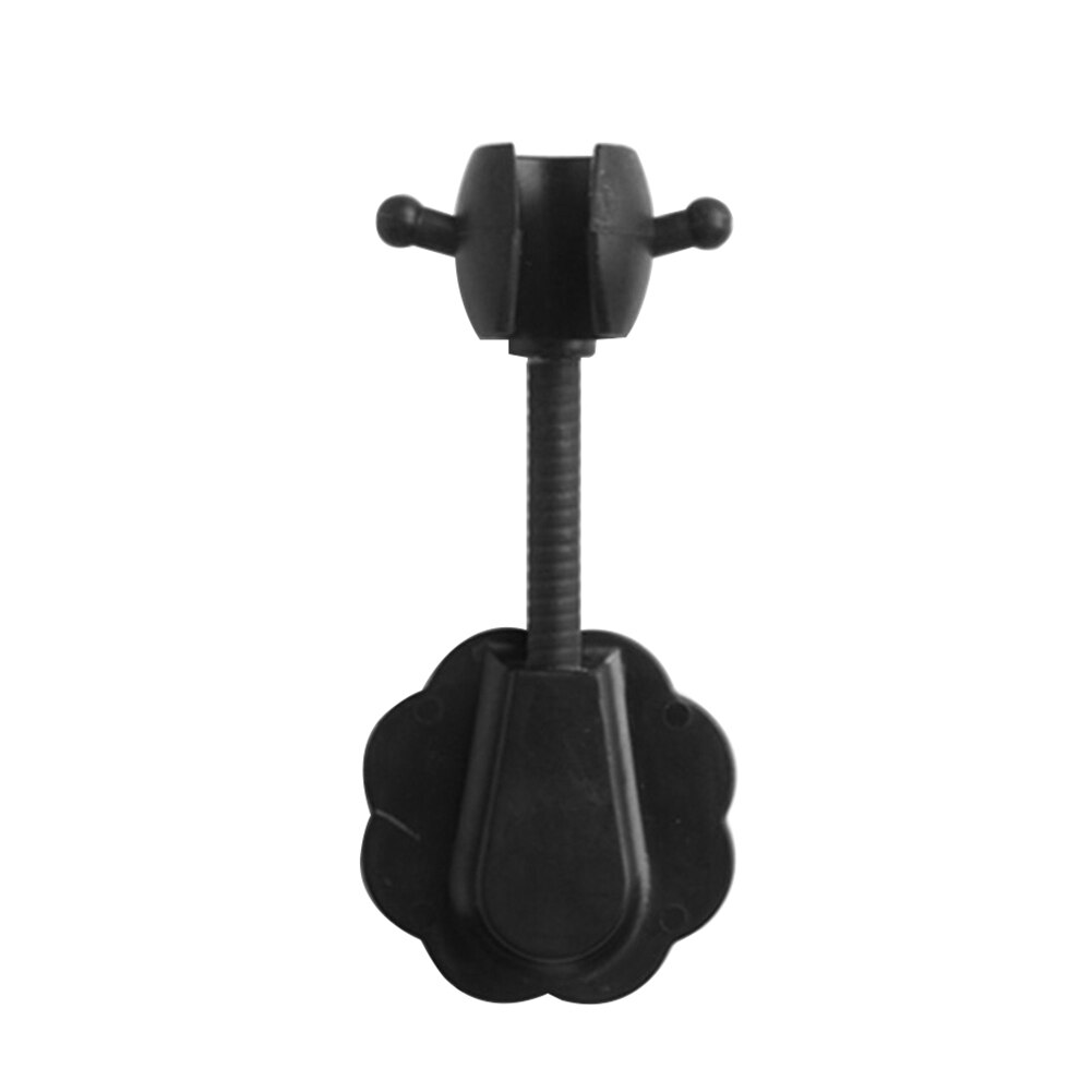 Adjustable Shower Head Holder Knob Punch-free Sprinkler Head Mounting Bracket Household Bathroom Accessaries Supplies Parts: Black