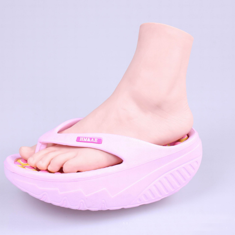 Voeten Mannequin Realistische Fleshtone Vrouwelijke Mannequin Foot Model Voor Sok Schoenen Sieraden Display Volwassen Voeten