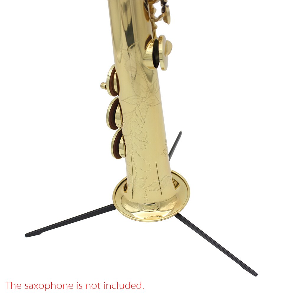 Draagbare Sopraansaxofoon Sax Stand Folding Statief Zwart Houtblazers Instrument Onderdelen En Accessoires