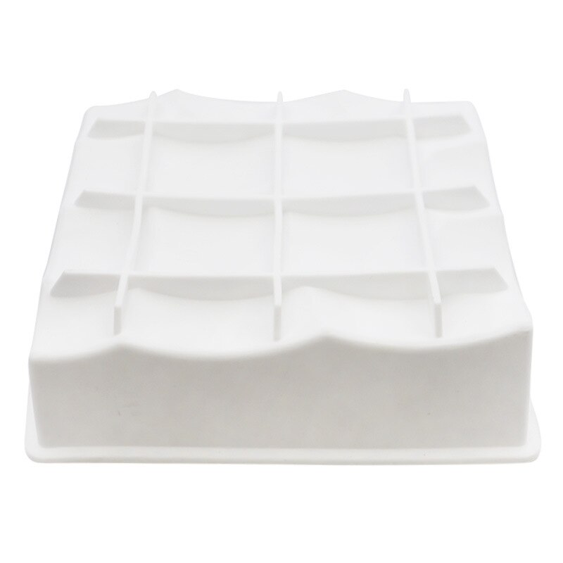 Vierkante Mousse Cakevorm Lava Modellering Siliconen Bakplaat Brood, Muffins, Pizza Gereedschap