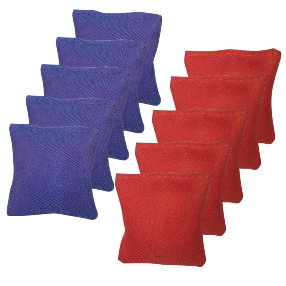 10PCS Cornhole Bean Bags Throwing Game Bean Bag Double Leakproof Sandbag Fun Sports Outdoor Family Throwing Game