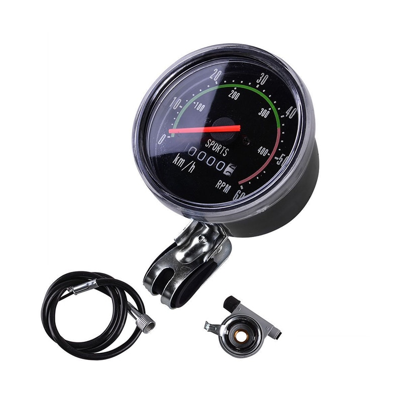 Bike Computer Odometer Stopwatch Wired Speedometer For 28/29inch Mechanical Classic Retro Cycling Odometer Speedometer Accessory