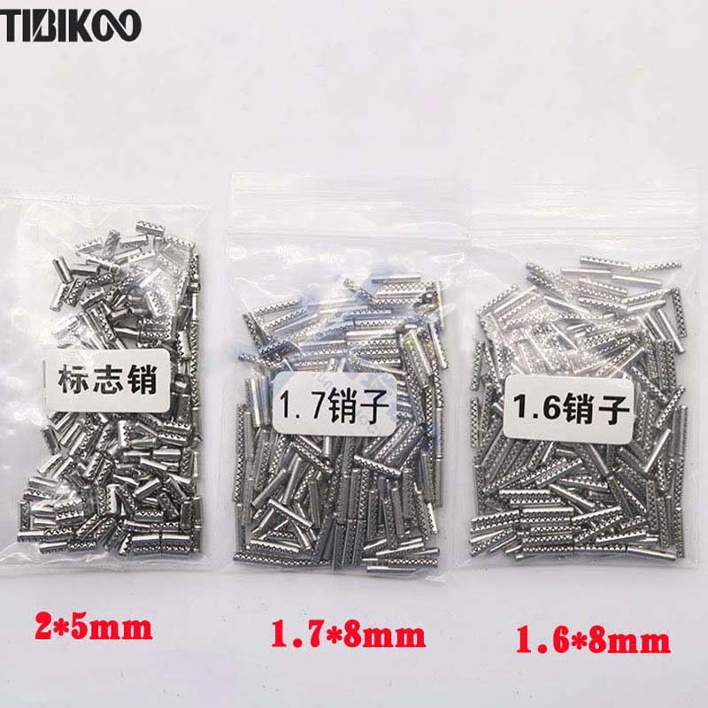 Rvs Flip Sleutel hoofd vaststelling Pin voor Auto ingeklapte sleutel afstandsbediening 1.6MM x 8 MM, 1.7MM x 8 MM, 2MM x 5MM