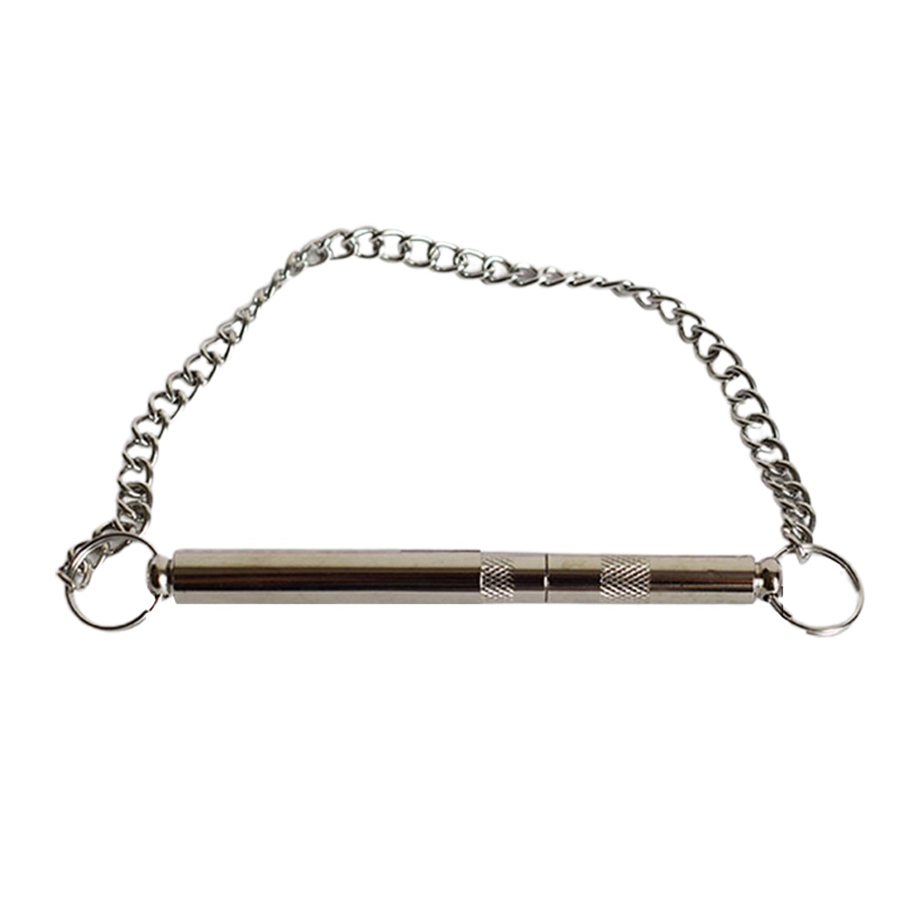 Silbato de Metal para perros, herramienta de entrenamiento para gatos de frecuencia ajustable, práctico, portátil, flauta, suministros para mascotas