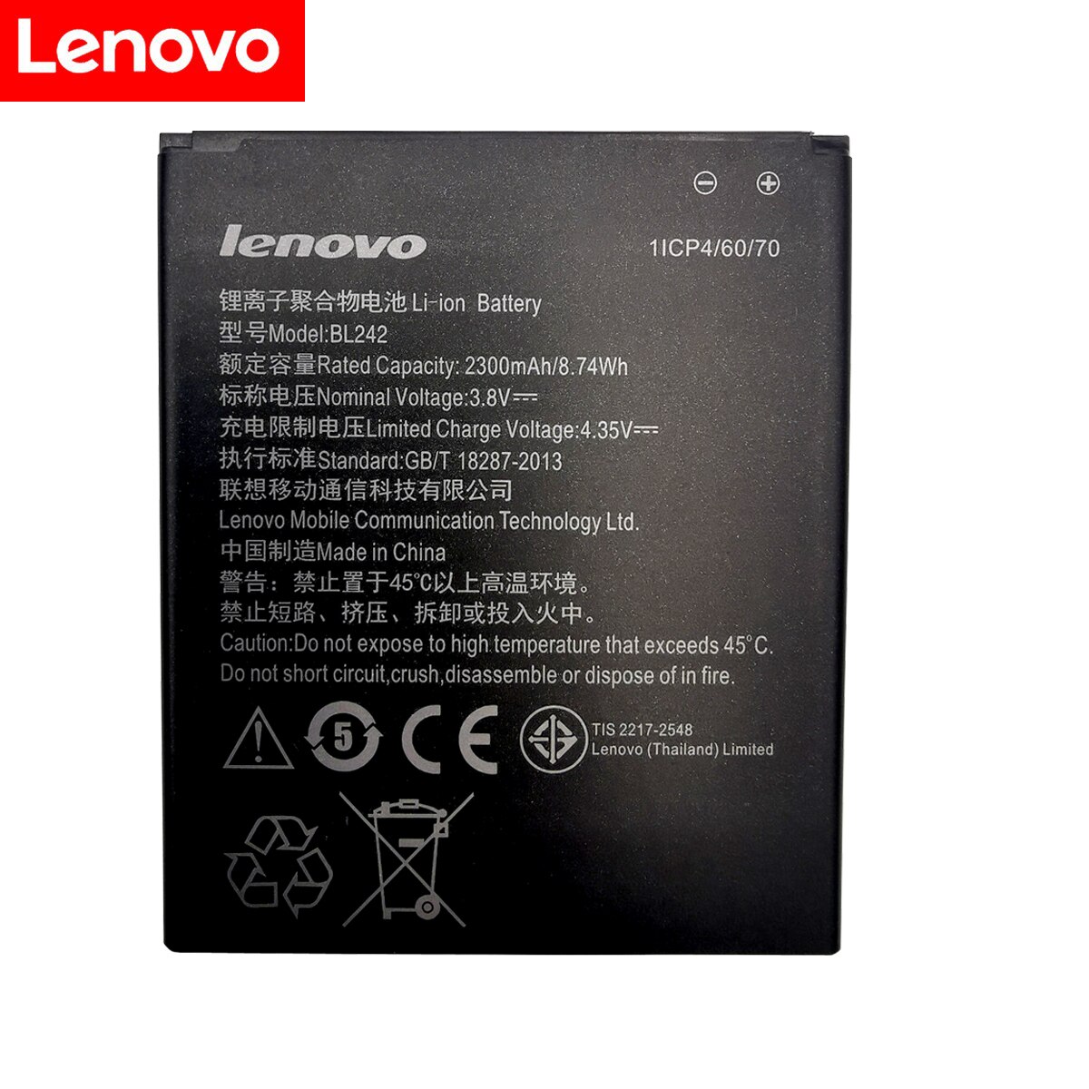 BL243 BL210 BL259 BL242 batería para lenovo K3 K30-W K30-T A6000 A3860 A3580 A3900 A6010 A6010 Plus batería acumulador