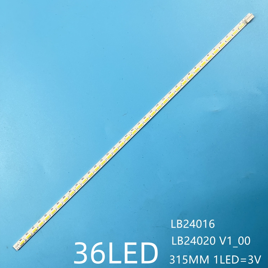 Led-strip til 36 lamper benq  gl2450- t  gl2460 acer  v246hl s24 d 300h s24 b 350h s24 b 750vs t24 c 310lb lb24020 v1_00 lb24016 24 lb 016: Blå