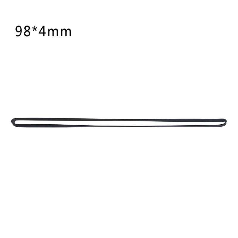 4mm szeroki płaski taśma magnetofonowa pas maszynowy różne wspólne paski do rejestratora Walkman Repeater napęd DVD pasek gumowy