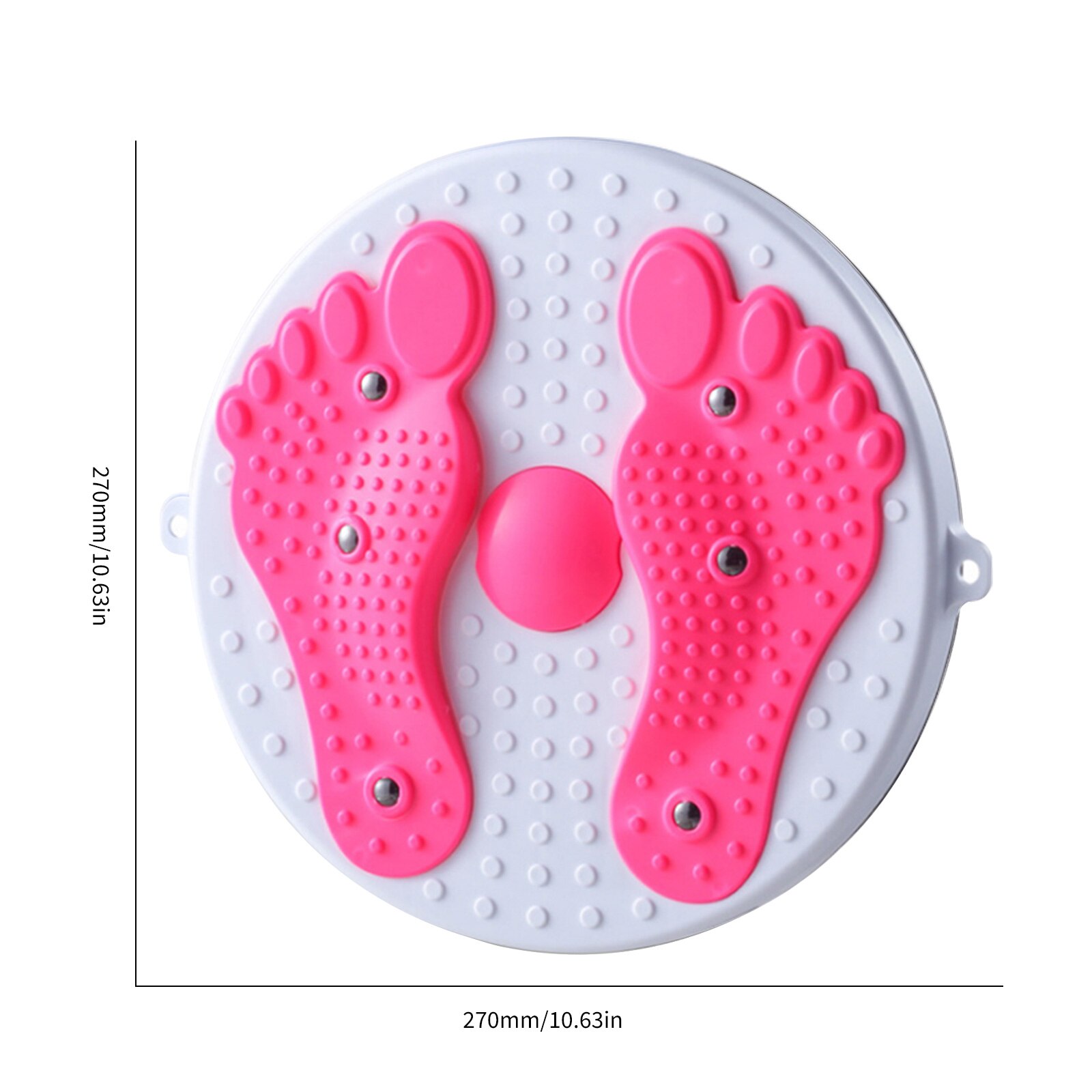Yoga Waist Twisting Disc Sport Fitness Balance Board Wobble Waist Twisting Fitness Body Exercise Sports Massage Wriggling Plate: Pink
