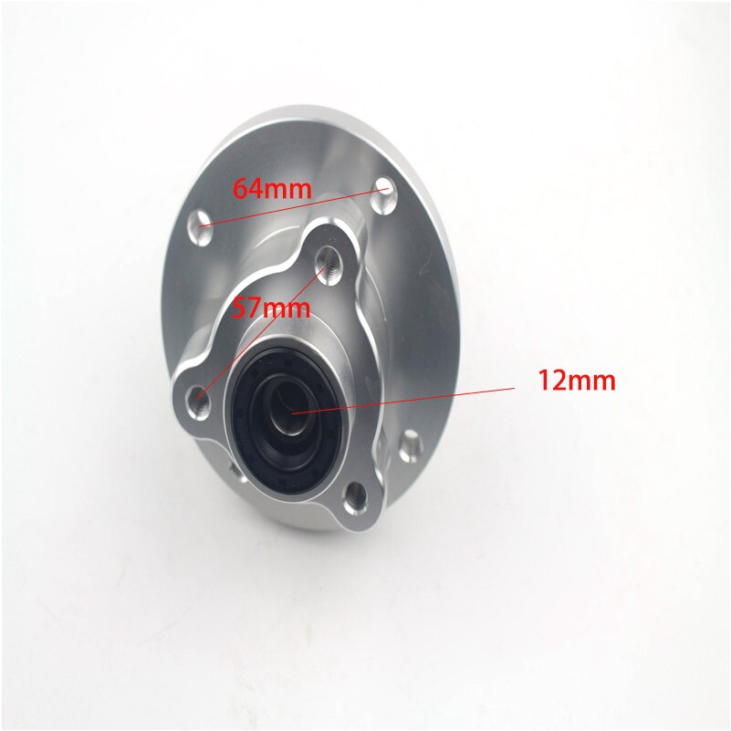 CNC silver front and rear disc brake hub hub hub for DAX ruckus zoomer monkey Z50 bicycle: front