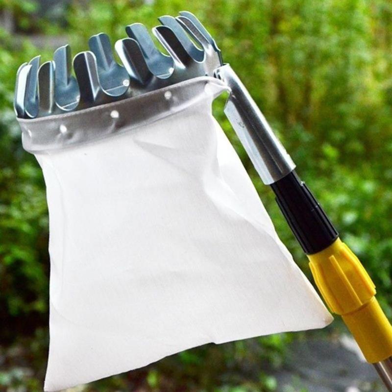 Metal Fruit Picker Orchard Gardening Apple Peach High Tree Picking Tools Fruit Catcher Collector Gardening Tools