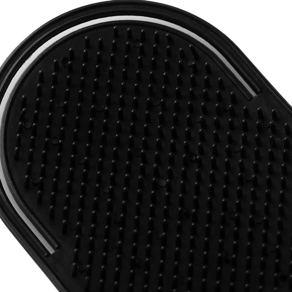 1 Stck Shampoo Kamm Tasche Männer Bart Schnurrbart Palme Kopfhaut Massage Schwarz Haarpflege Reise Tragbare Pinsel Styling Werkzeuge