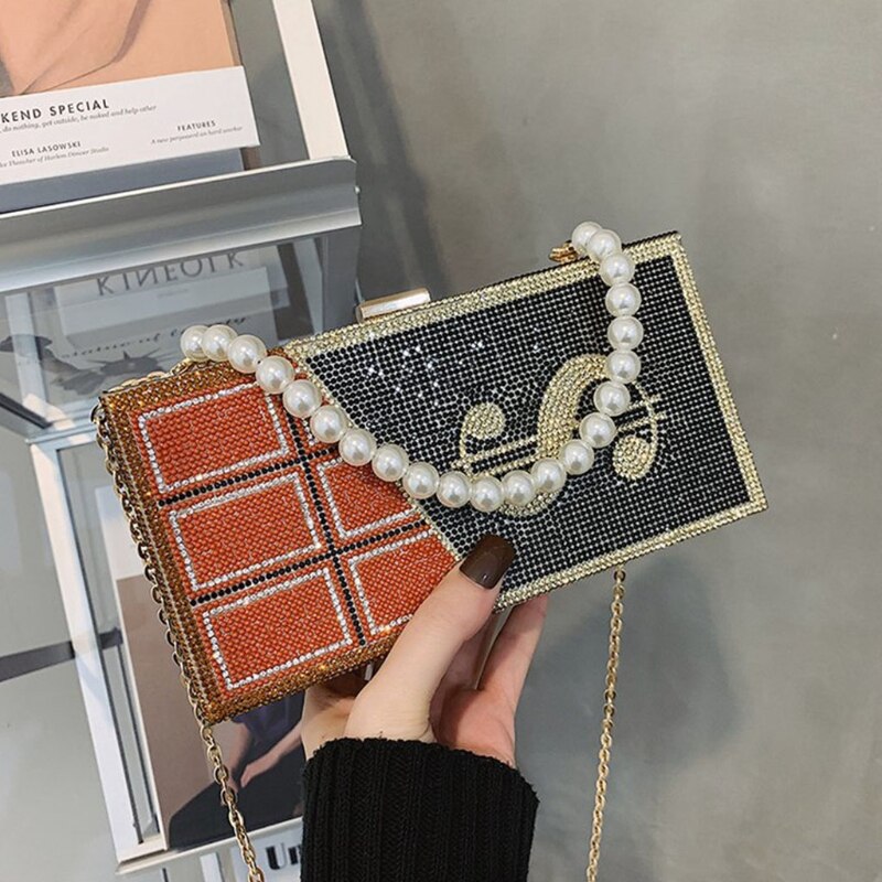 Nowy premia torebka damska torebka i torebka elegancka luksusowa torebka w kształcie czekolady w kształcie diamentu mała torba na ramię