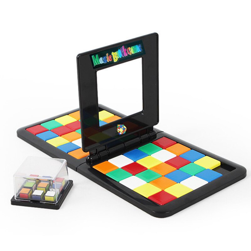Cubo mágico de batalla de Color para niños, cubo deportivo interactivo para padres e hijos, juegos de escritorio, puzle, Juguetes