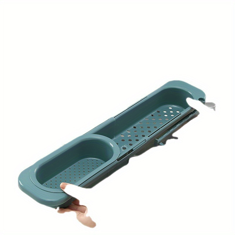 Verstelbare lengte aanrecht afvoermand afdruiprek voor zeep handdoekenrek levering keukenaccessoires plank opbergrek