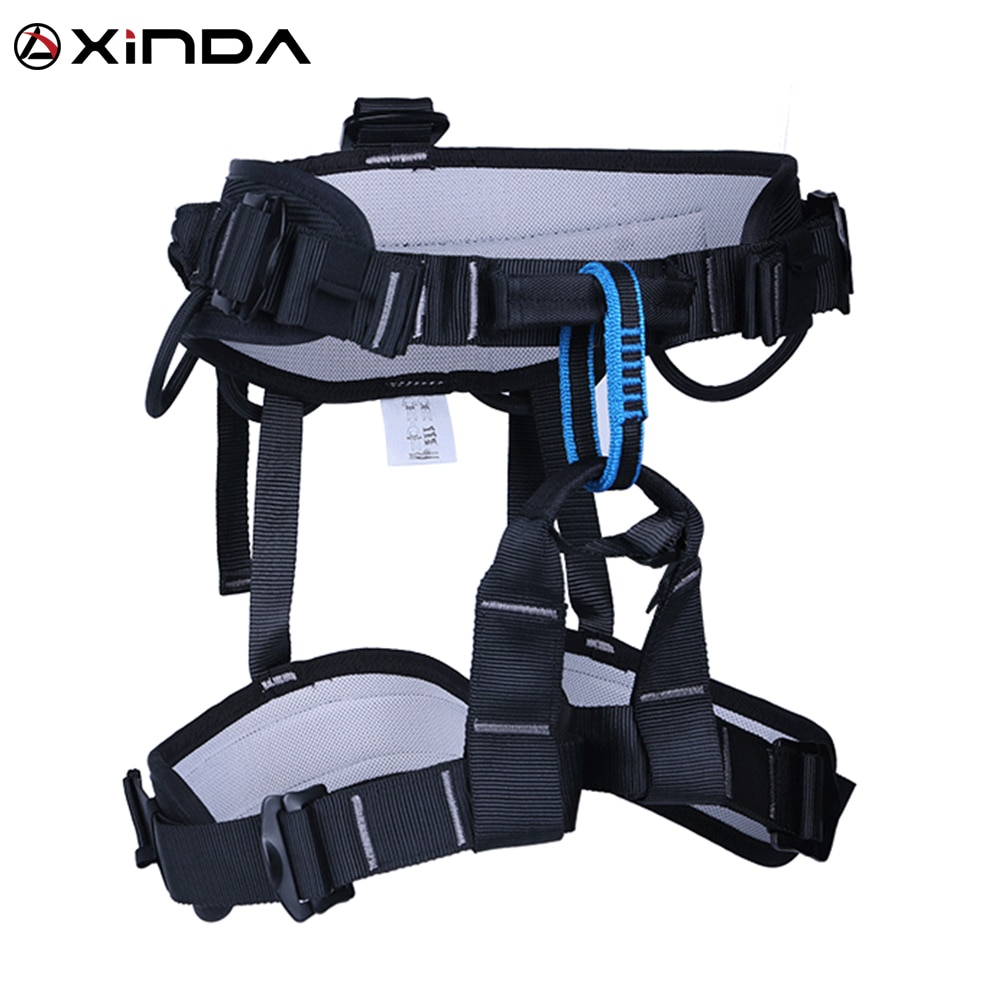 XINDA – harnais d'escalade de randonnée en plein air, ceinture de sécurité demi-corps, soutien de la taille, pour femmes et hommes, équipement aérien