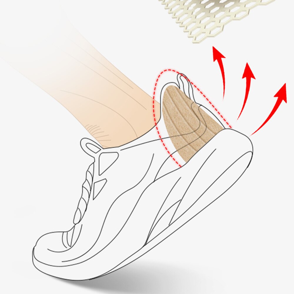 1pair Women Shoes Heel Protector Sticker Sneakers Running Shoes Size Reducer Heel Liner Grips Anti-wear Foot Insert Cushion Pad