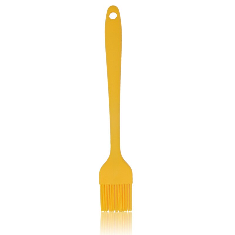 Non-stick Bbq Accessories Basting Brushes Tool Best Silicone Brush Baking Bakeware Bread Cook Brushes Pastry Oil Kitchen Gadgets: Yellow