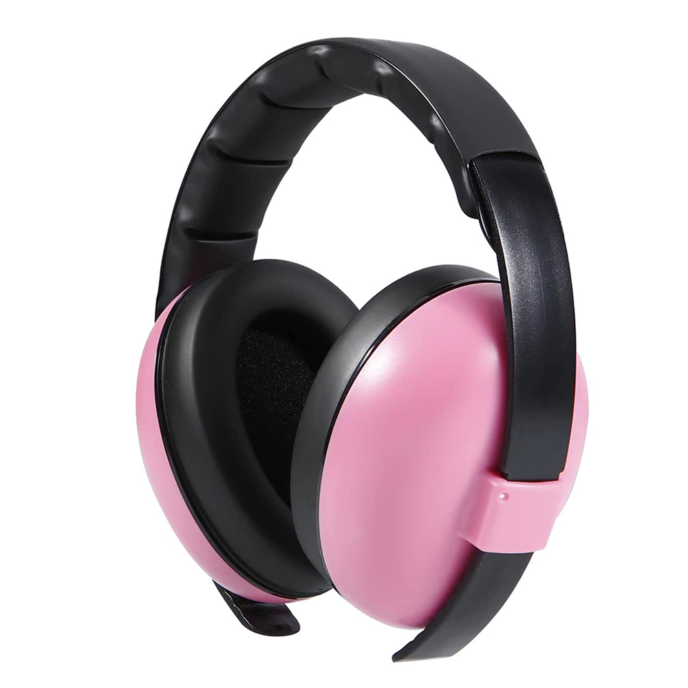 Protection auditive pour bébé, cache-oreilles passifs, casque d'écoute de sécurité, réduction du bruit, protège-oreilles pour enfants à l'autisme: Violet