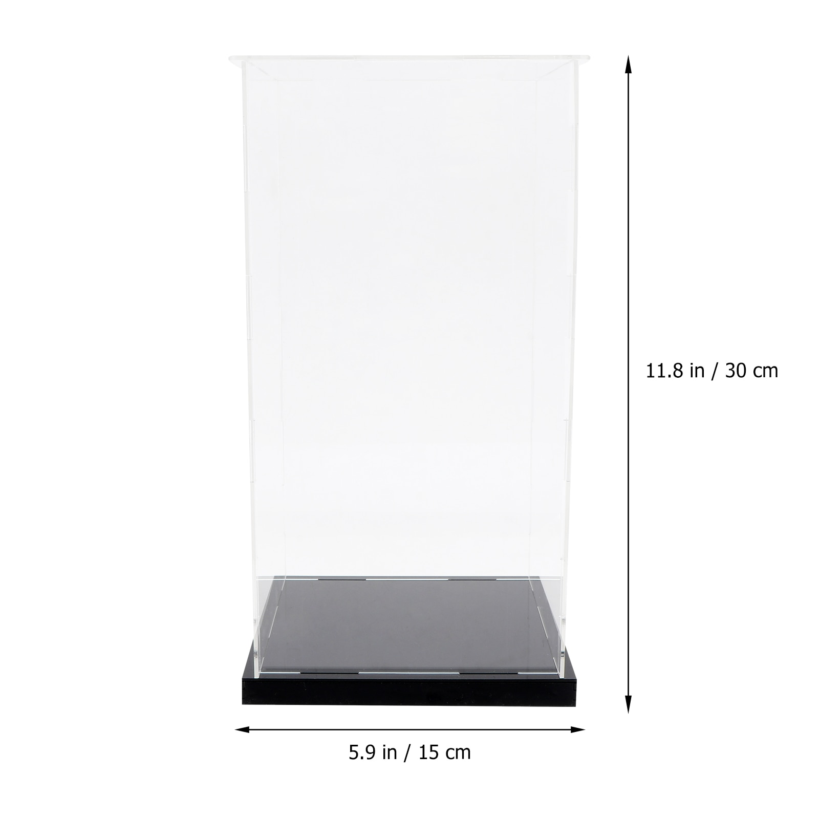 1Pcs Acrylic Display Box Transparent Handmade Model Display Case (Transparent)
