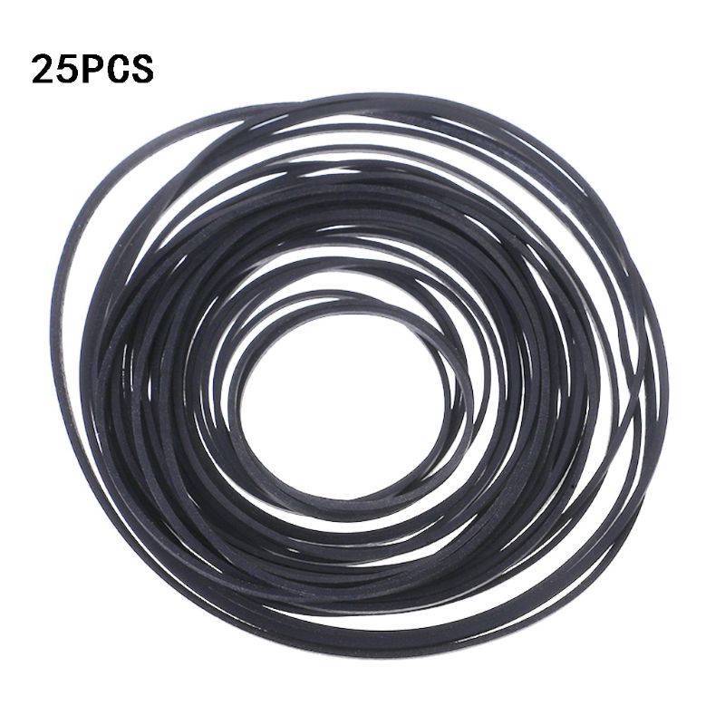 45-130MM uniwersalny 1mm szerokość kwadratowy pasek gumowy Mix kaseta magnetofonowa maszyna koło pasowe pas napędowy do rejestratorów Walkman DVD P9JD