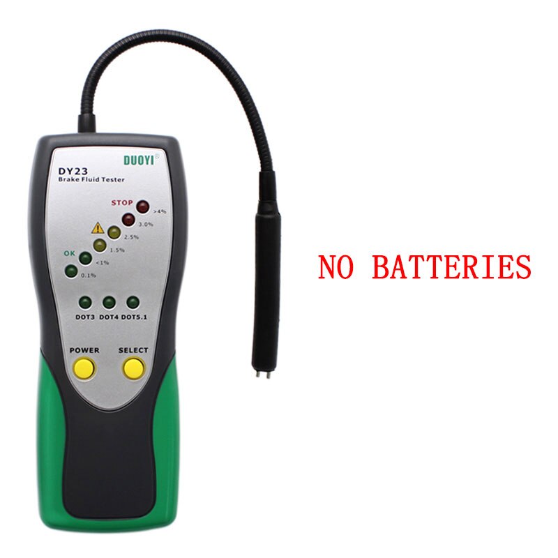 DUOYI Auto Brems Flüssigkeit Tester DY23/DY23B Digitale Genaue Prüfung Automobil Brems Flüssigkeit Wasser Inhalt Überprüfen Universal- Öl: DY23-Nein Batterie